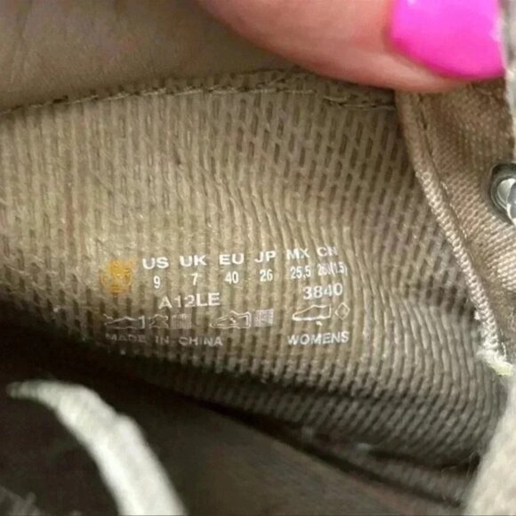 Timberland Boots 6” Premium Lace Up LTD ED Paisley Print Tan Brown Size 9 - Picture 11 of 16